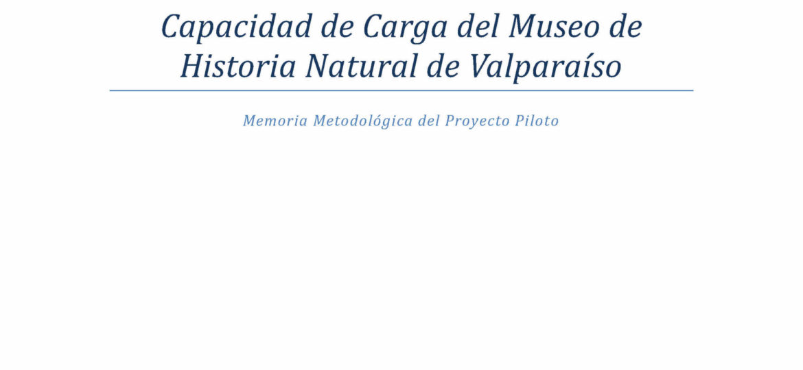 Capacidad de Carga del Museo de de Historia Natural de Valparaíso