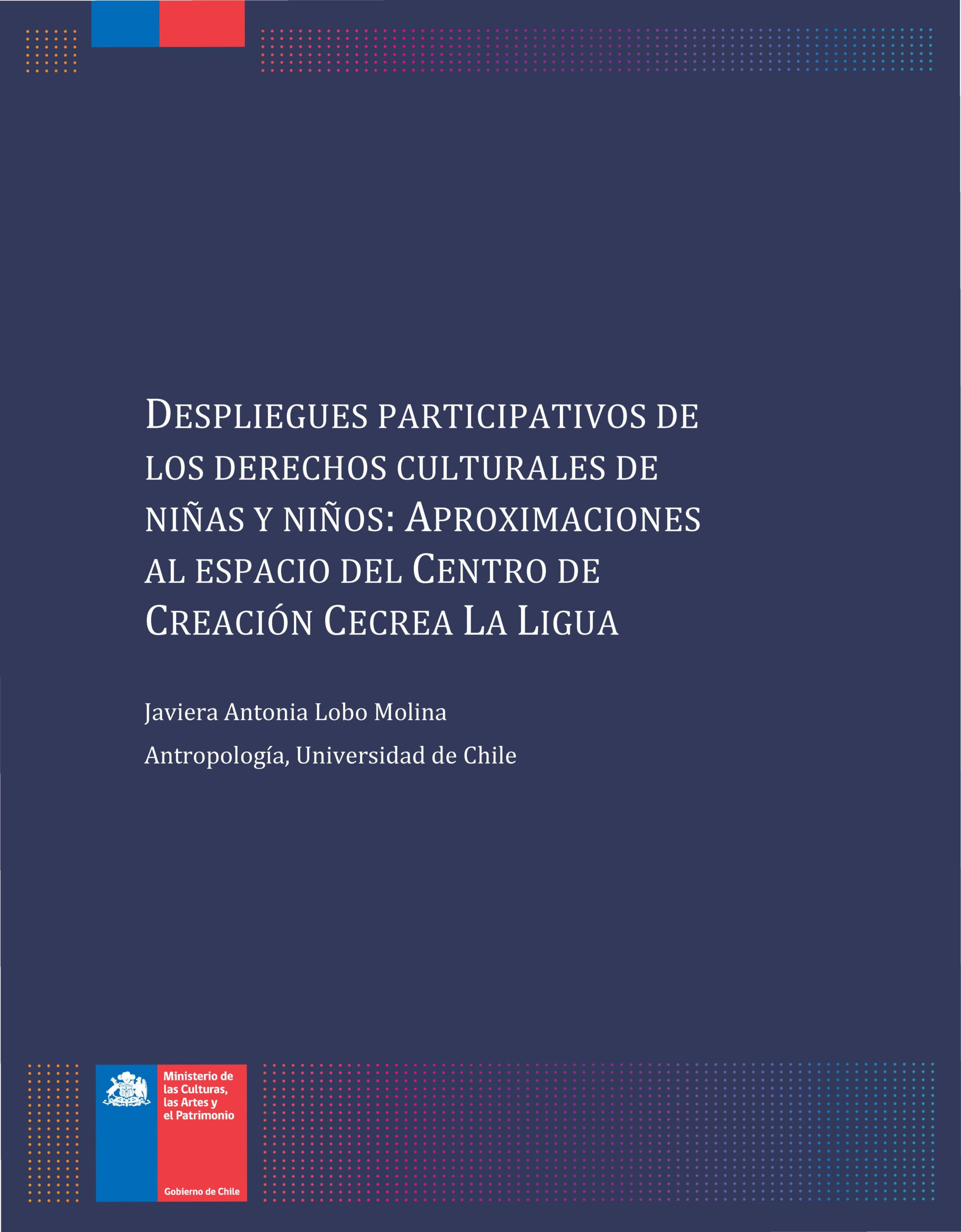 Imagen del objeto patrimonial: Despliegues participativos de los derechos culturales de niñas y niños:  aproximaciones al espacio del Centro de Creación Cecrea La Ligua