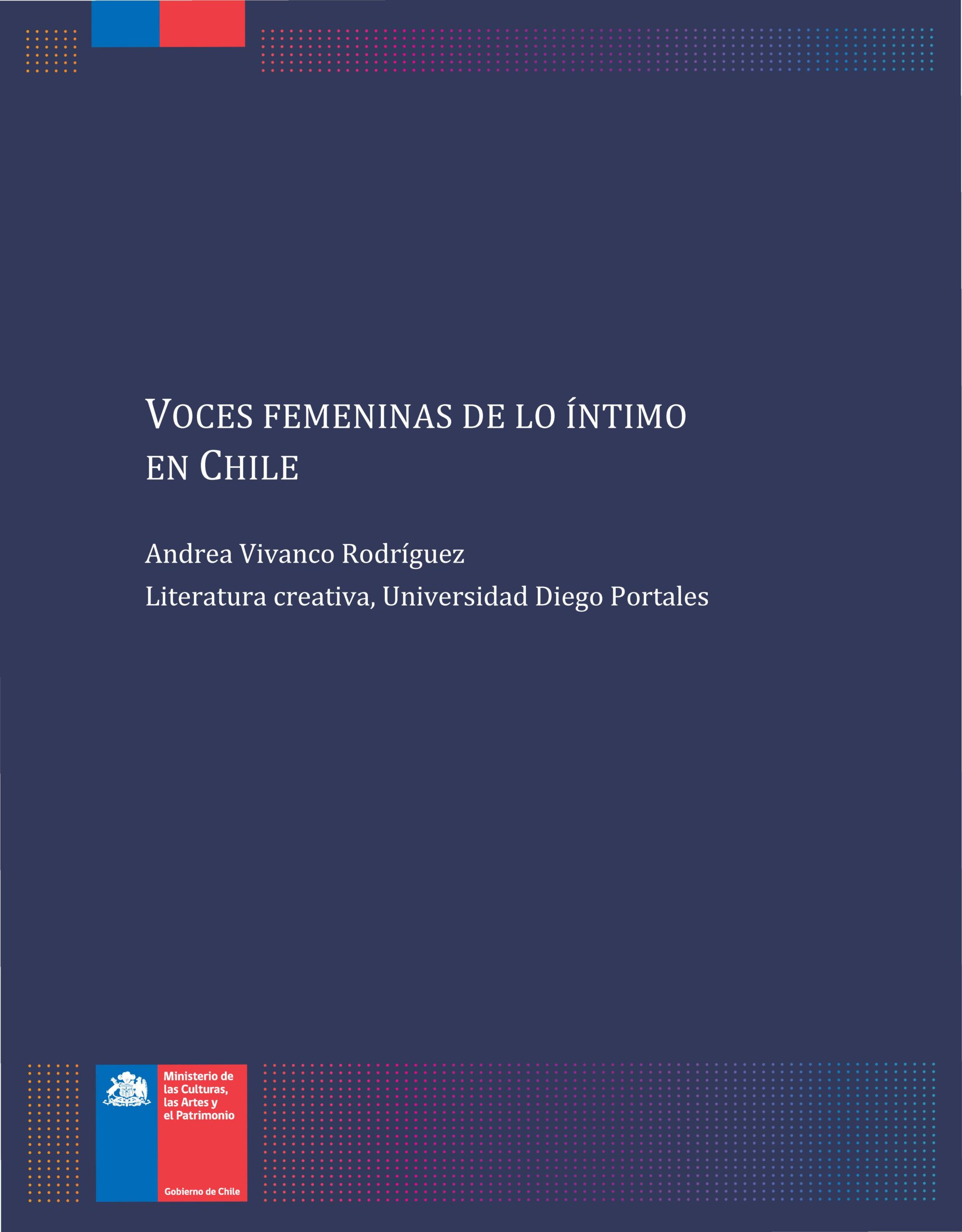Imagen del objeto patrimonial: Voces femeninas de lo íntimo en Chile